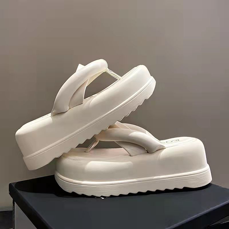 Xăng đan Đế Dày Hở Ngón Thời Trang Đi Biển Mùa Hè Cho Nữ