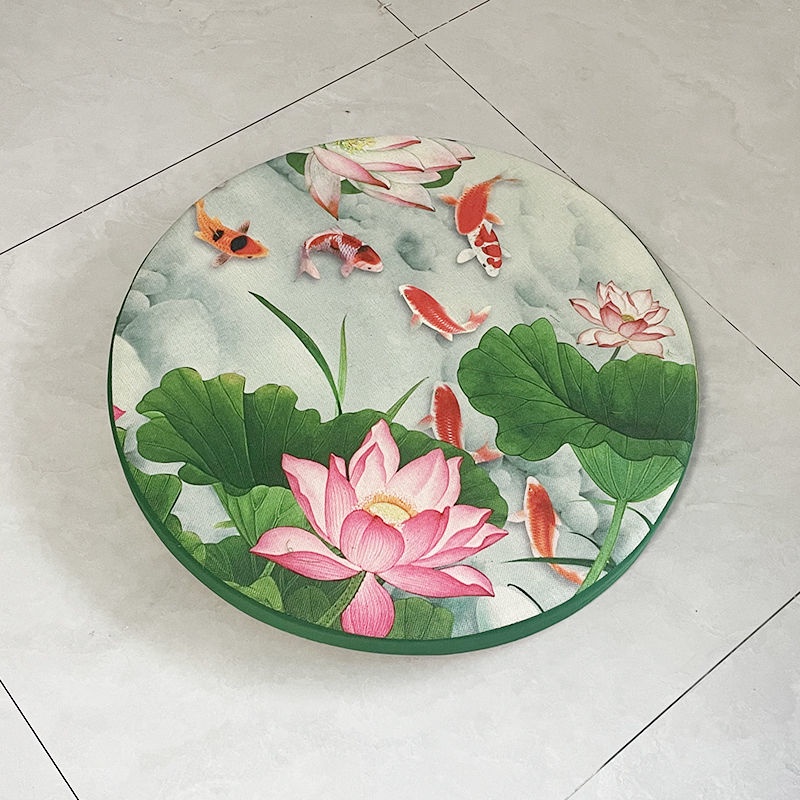 Thảm Trải Sàn Hình Hoa Sen Dài 50cm Phong Cách Phật Giáo
