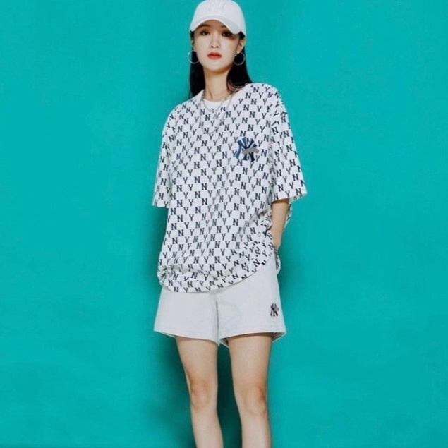 Áo Thun NY Monogram  In Kín Thân, Form Rộng, Cotton - Áo From Dáng Unisex Nam Nữ Hottend 2023