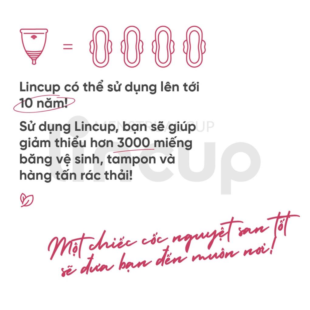 Cốc nguyệt san Lincup cho ngày đèn đỏ của bạn khô thoáng, sạch sẽ, tự tin thoải mái vận động