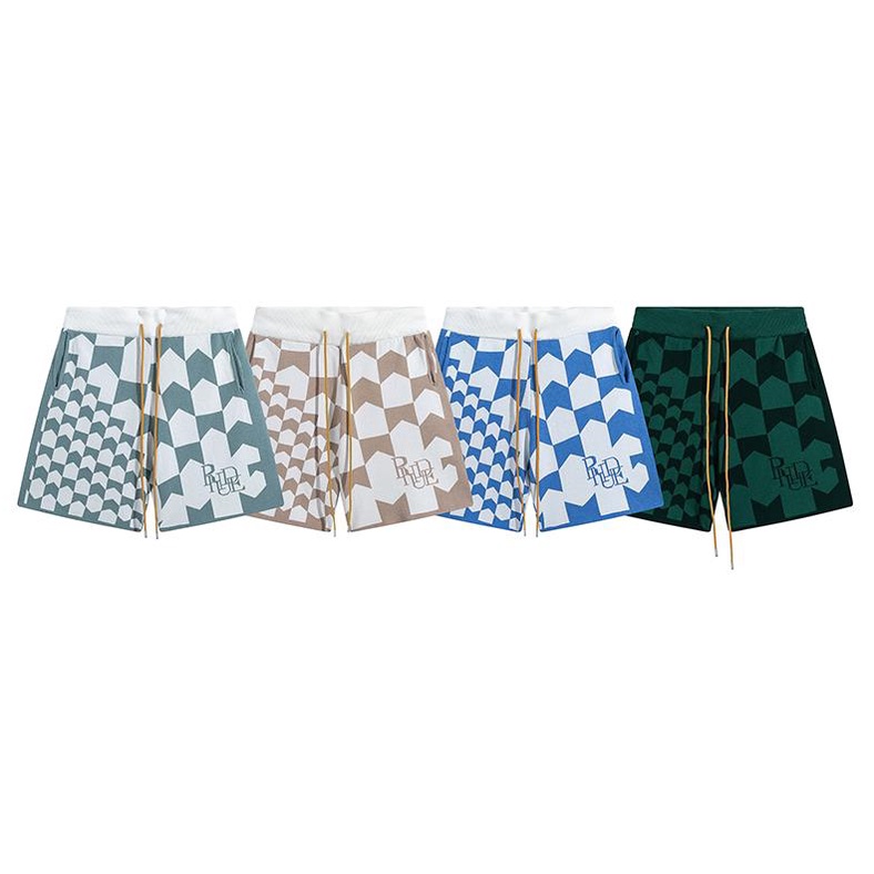 Quần Sọt Dây Rút In Chữ RHUDE Thời Trang