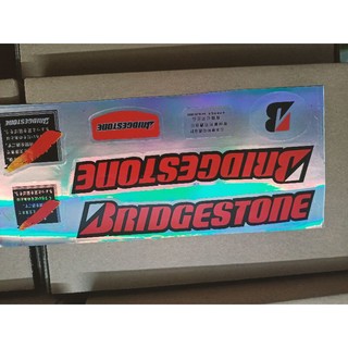 Tem xe đạp Bridgestone màu đỏ new