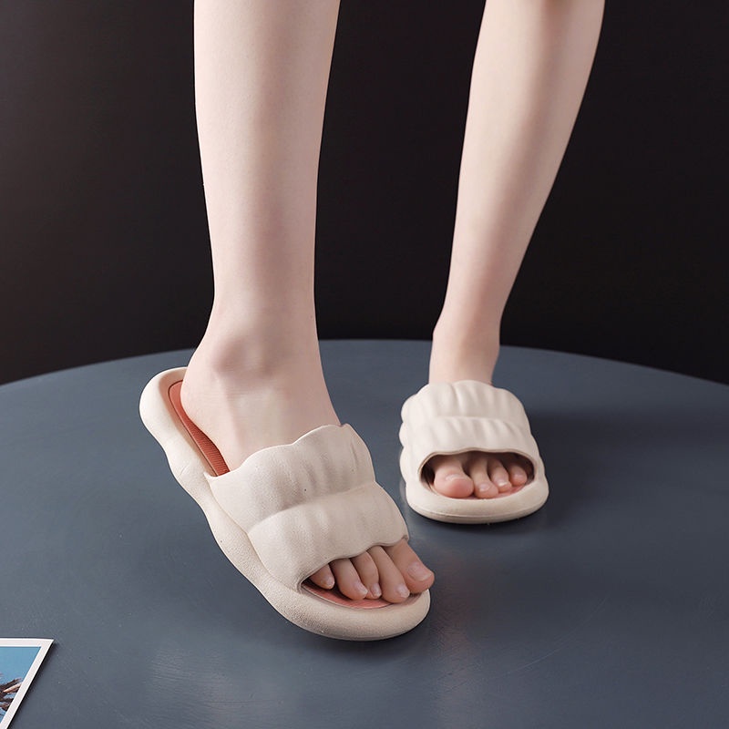 Dép Đi Trong Nhà Đế Dày Chống Trượt Màu Sắc Ngọt Ngào Thời Trang Cho Nữ