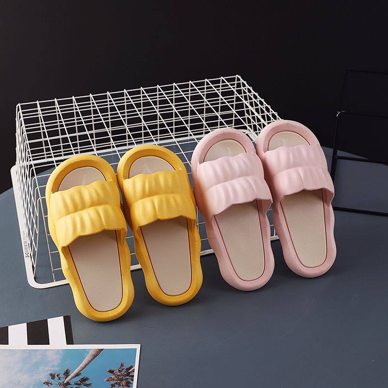 Dép Đi Trong Nhà Đế Dày Chống Trượt Màu Sắc Ngọt Ngào Thời Trang Cho Nữ