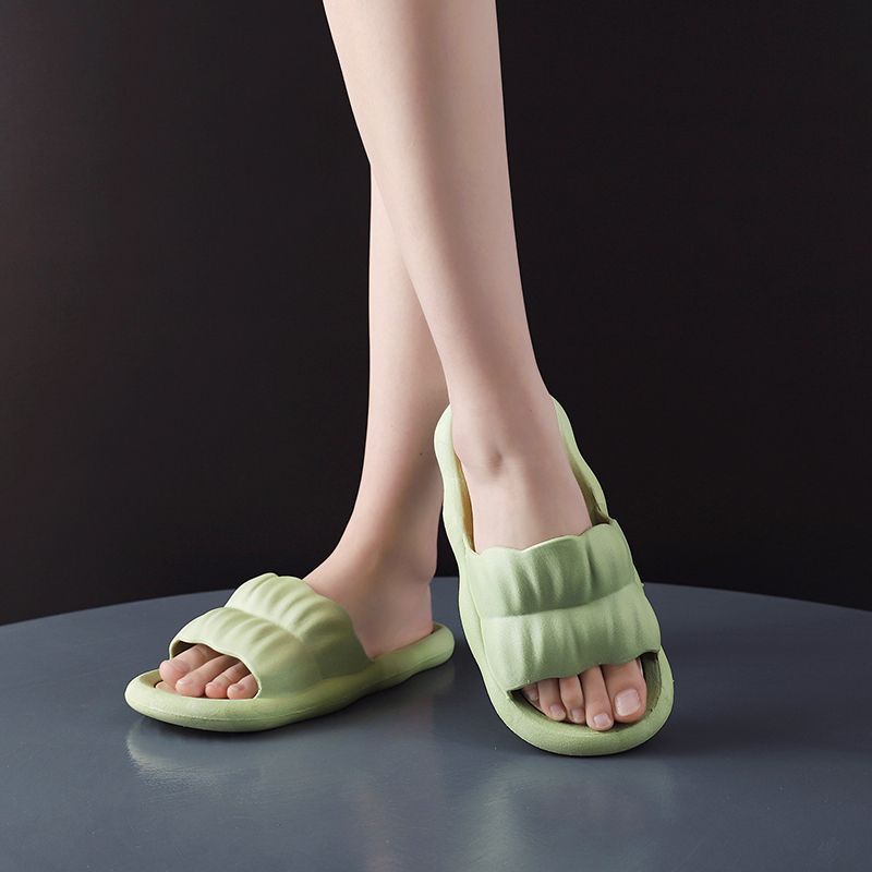 Dép Đi Trong Nhà Đế Dày Chống Trượt Màu Sắc Ngọt Ngào Thời Trang Cho Nữ