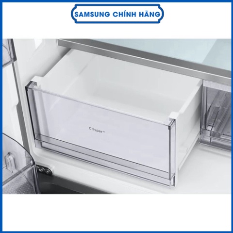 Tủ lạnh BESPOKE Multidoor Samsung 599L Trắng/Xanh Navy RF60A91R177 - K37