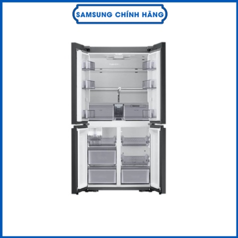 Tủ lạnh BESPOKE Multidoor Samsung 599L Trắng/Xanh Navy RF60A91R177 - K37