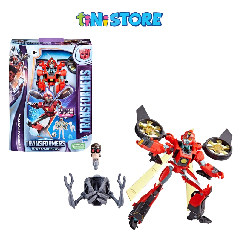 tiNiStore - Bộ đồ chơi robot chiến binh biến hình Terran Deluxe Twitch Transformers F6734