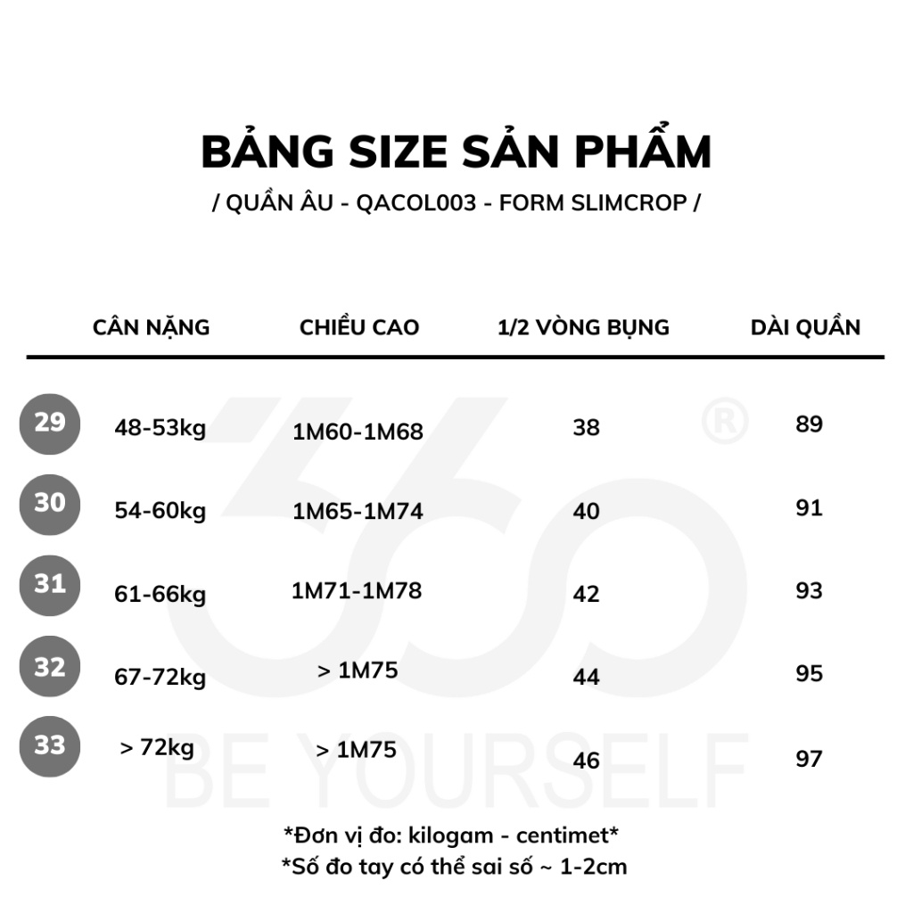 Quần tây nam dáng slim crop trẻ trung quần âu dài cạp ba lớp khuy cài ẩn cao cấp chất liệu dày dặn - QACOL003