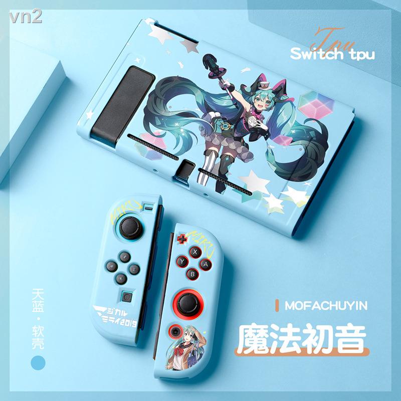 Phụ Kiện Bảo Vệ Pin Mềm Cho Máy Chơi Game Nintendo switch Hatsune Miku Chất Lượng Cao Mờ / matte
