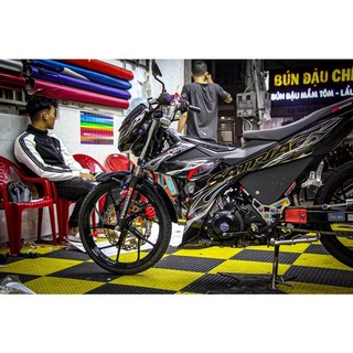 tem lửa cho xe satria full đen