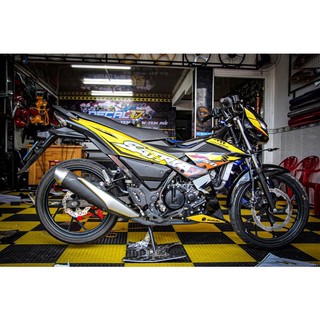 Tem satria vàng đen tem chế