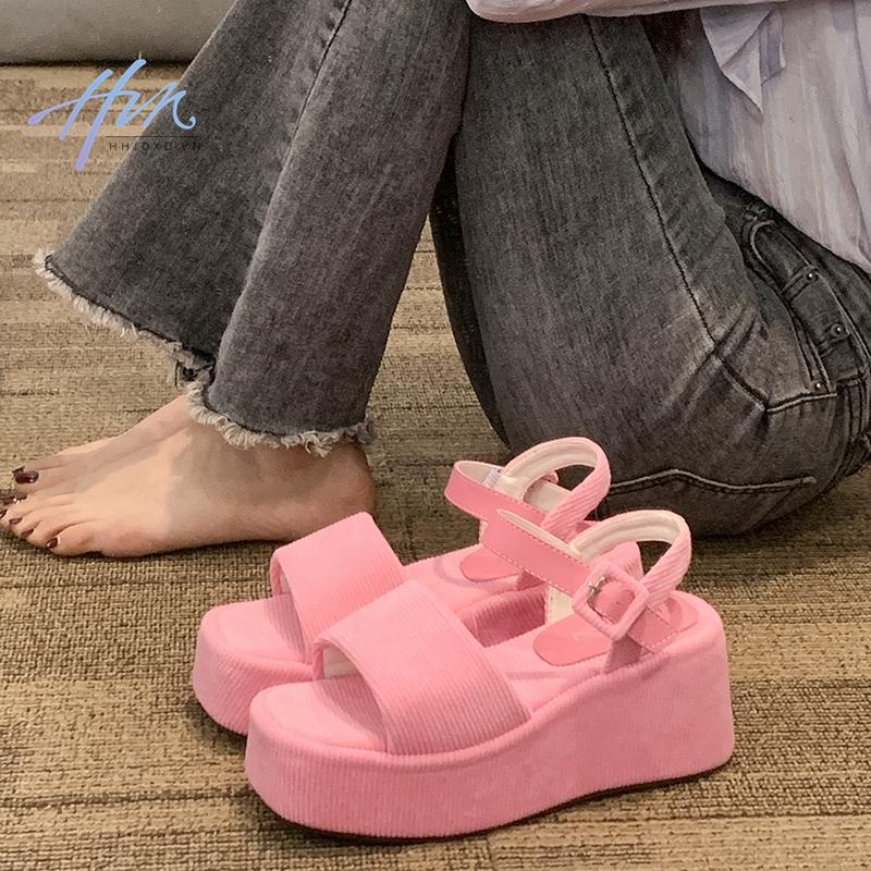 Giày Sandal Đế Dày Thoải Mái Thời Trang Mùa Xuân 2023 Phong Cách Mới Cho Nữ