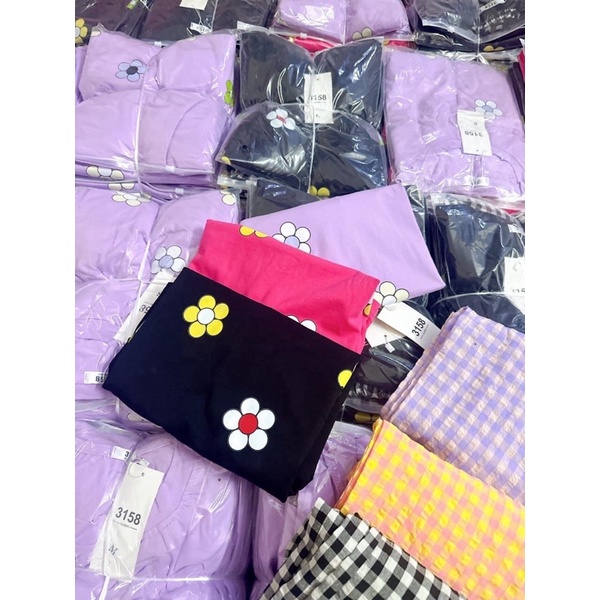 Bộ ống rộng caro siêu đẹp chất cotton l1 kèm vdeo ảnh thật