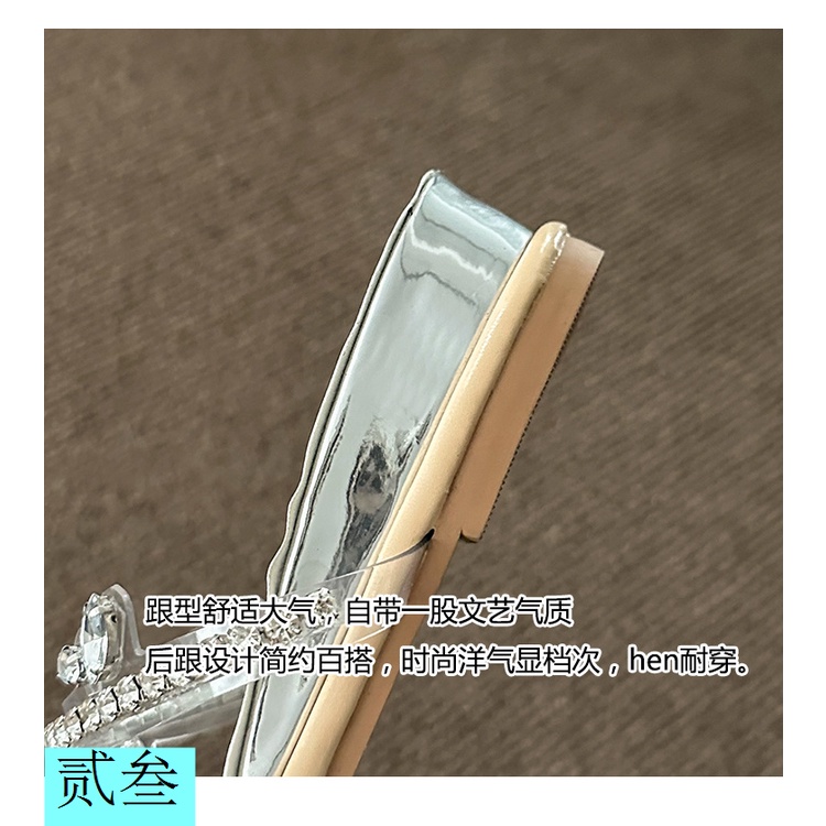 Dép Sandal Xỏ Ngón Đính Đá Thời Trang Xuân Hè 2023 Dành Cho Nữ