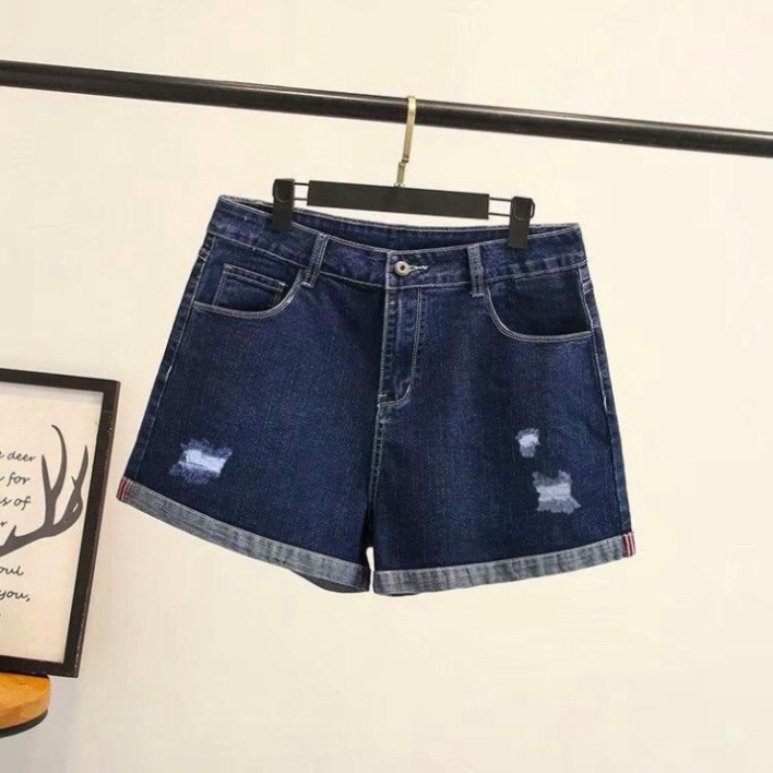 Quần Đùi Nữ Ngang Gối Quần Short Jean Nữ Chất Bò lưng Cao [Z02] A78 | BigBuy360 - bigbuy360.vn