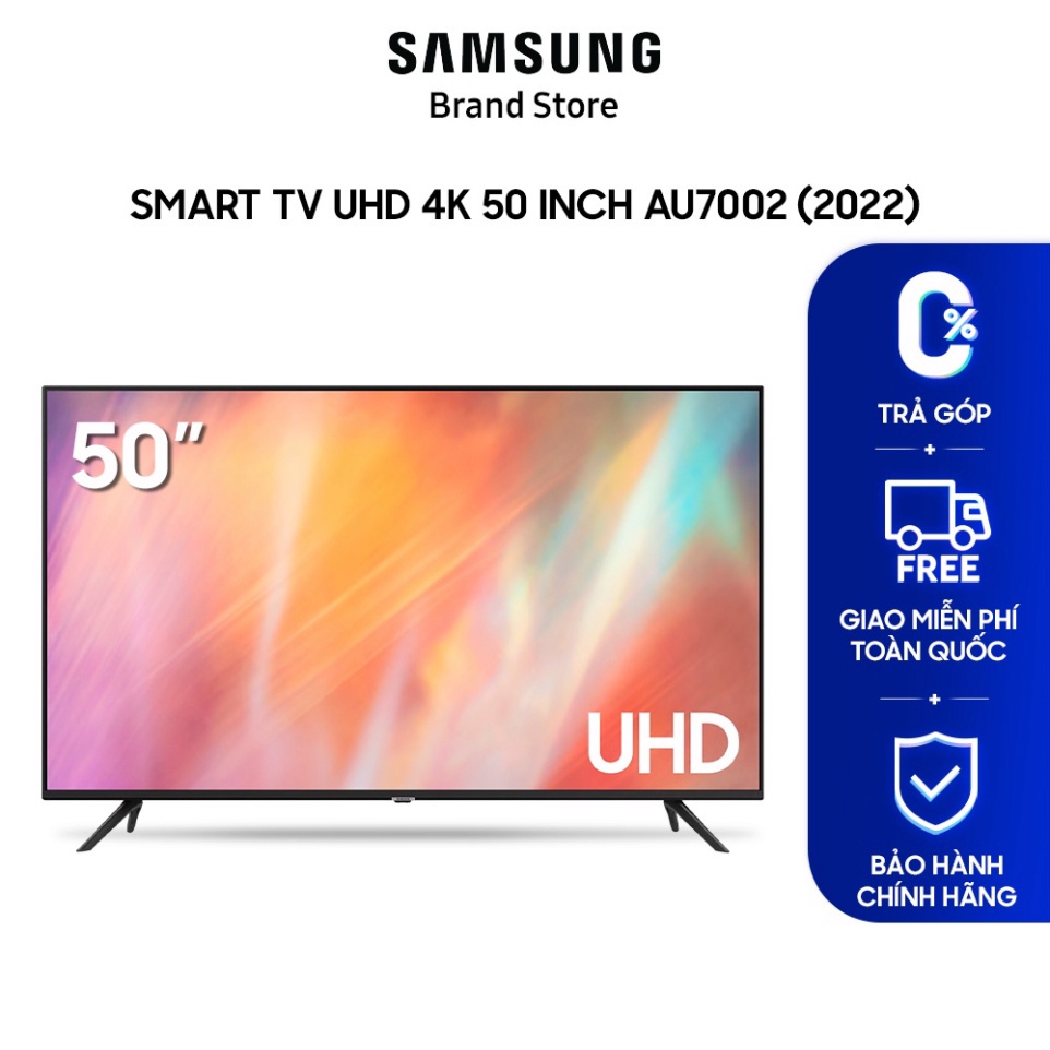 [Giao hàng miễn phí HCM] Smart TV Samsung UHD 4K 50 inch UA50AU7002KXXV