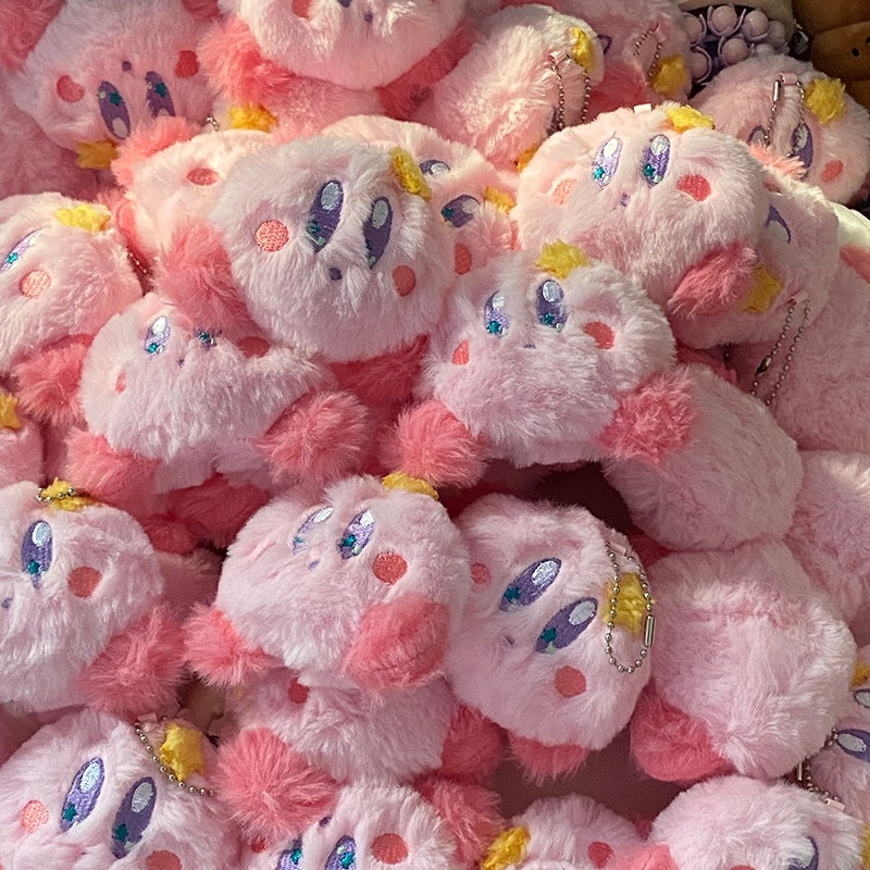 MÓC KHÓ GẤU BÔNG KIRBY HỒNG SIU XINH