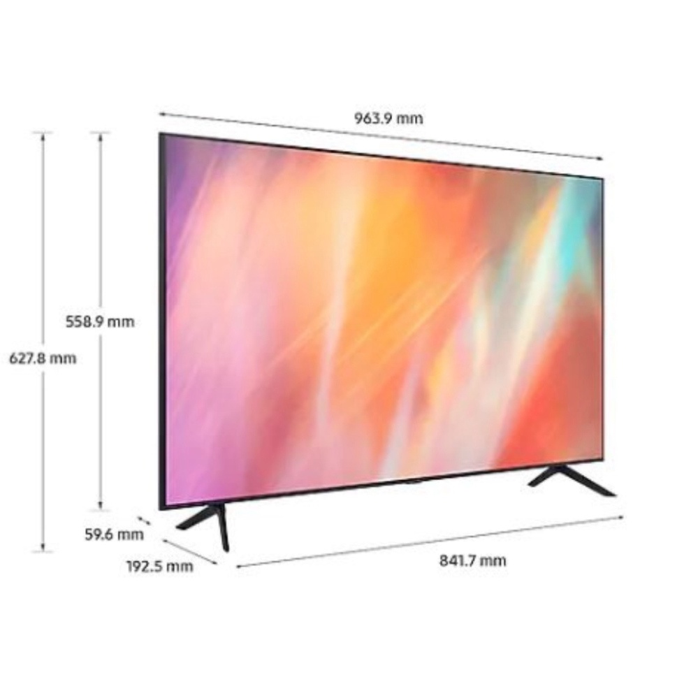 Smart TV Samsung Crystal UHD 4K 43 inch UA43AU7700KXXV - Sản phẩm bảo hành chính hãng