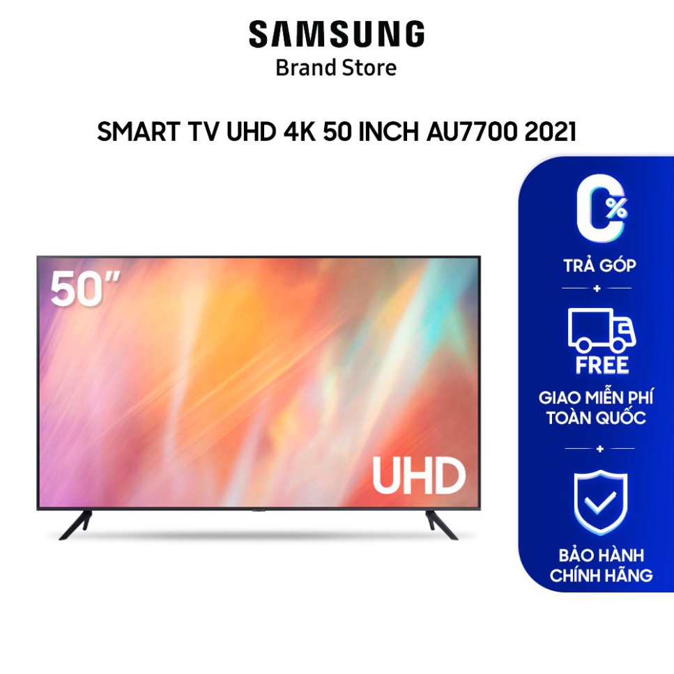 Smart TV Samsung Crystal UHD 4K 50 inch UA50AU7700KXXV