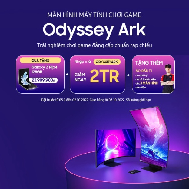 Màn hình cong Samsung Odyssey Ark 55inch LS55BG970NEXXV