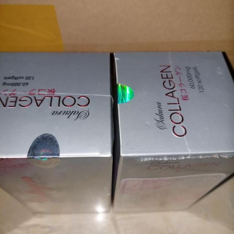 《Date 2025》Viên Uống Collagen Sakura Của Nhật 60.000mg - Viên Uống Làm Đẹp Da, Chống Lão Hoá 120v