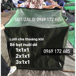 Bể bạt nuôi dế có lắp lưới đậy