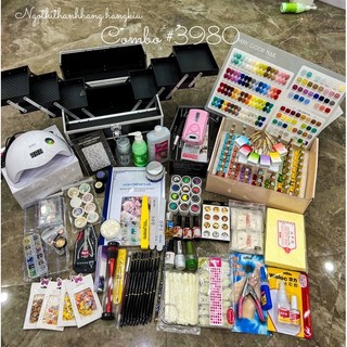 Combo cốp đồ học và làm nails cơ bản