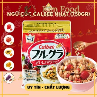 Ngũ Cốc Trái Cây Dinh Dưỡng Calbee Gói Đỏ, Trắng 600G, 750G | Ngũ Cốc Số 1 Nhật Bản