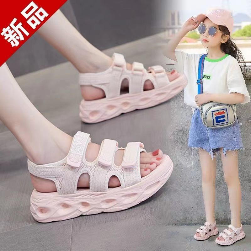 Giày Sandal Thể Thao Đế Mềm Thời Trang Mùa Hè 2023 Dành Cho Bé Gái