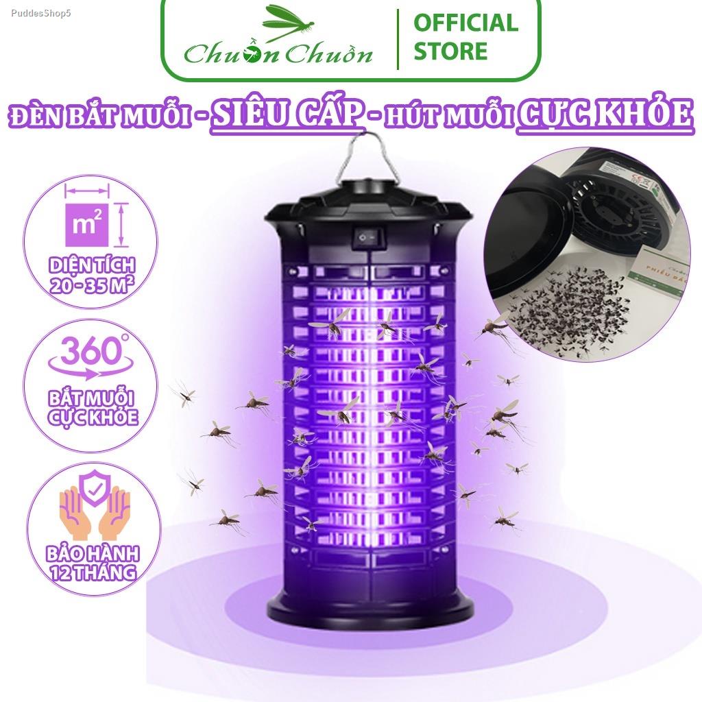 Đèn bắt muỗi Chuồn Chuồn 11W hiệu quả bảo hành 2 năm bóng máy băt muỗi model đuổi chống diệt côn trùng