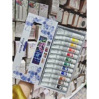 [HANG KIU]Sét Màu Vẽ Bột Bản