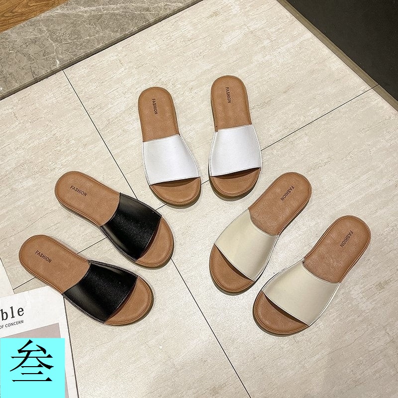 Dép Sandal Da Thật Đế Gân Mùa Hè 2023 Phong Cách Mới Cho Phụ Nữ Mang Thai