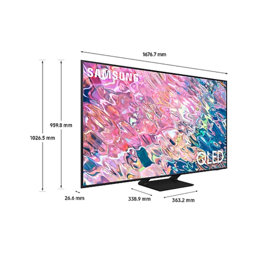 Smart TV Samsung 4K QLED 75 inch QA75Q60BAKXXV