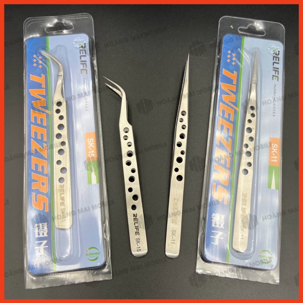 Panh nhíp RELIFE  ngắn thân đục lỗ