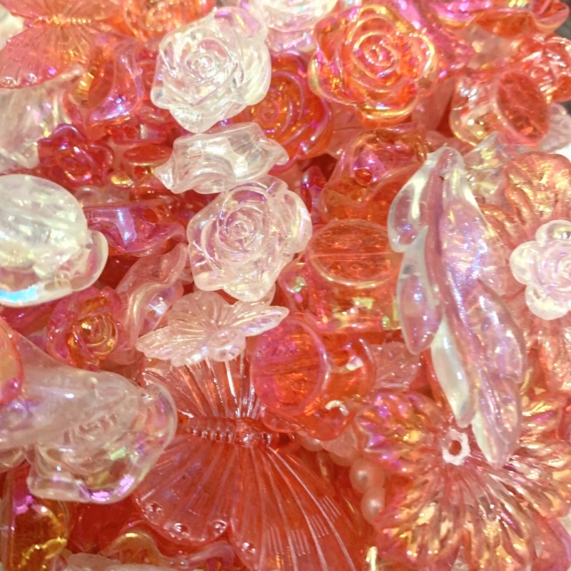 Sẵn charm mix DIY màu sắc siêu đẹp chuyên dùng decor top loader, tranh cát chảy, điện thoại, đồ DIY