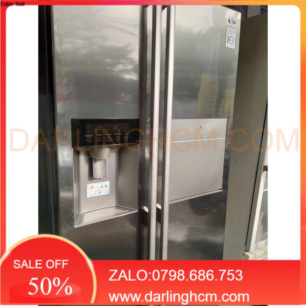cam ơn quý khách đã quan tâm LH 0798.686.753 tủ lạnh side by side LG 506l ( Đồ cũ chỉ bán ở HCM) (máy bảo hành tại hãng)