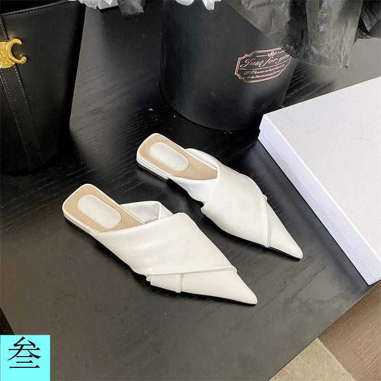 Dép Đế Bằng Mũi Nhọn Thời Trang Mùa Hè 2023 Cho Nữ