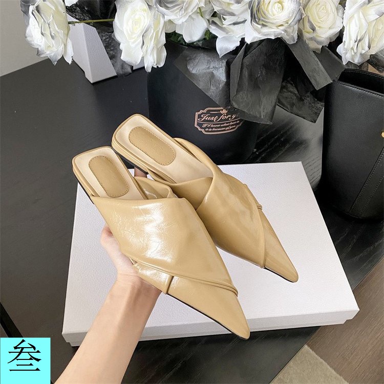 Dép Đế Bằng Mũi Nhọn Thời Trang Mùa Hè 2023 Cho Nữ