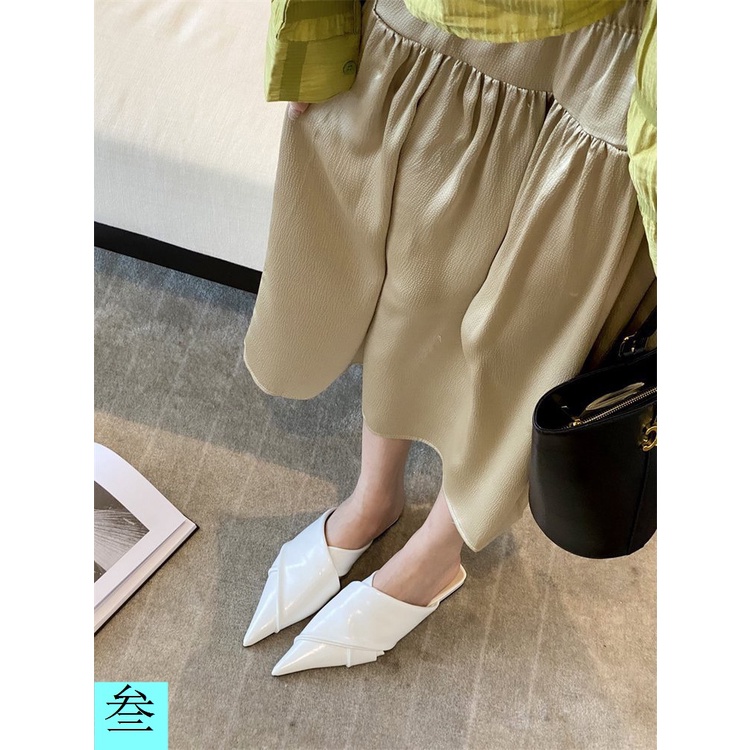 Dép Đế Bằng Mũi Nhọn Thời Trang Mùa Hè 2023 Cho Nữ