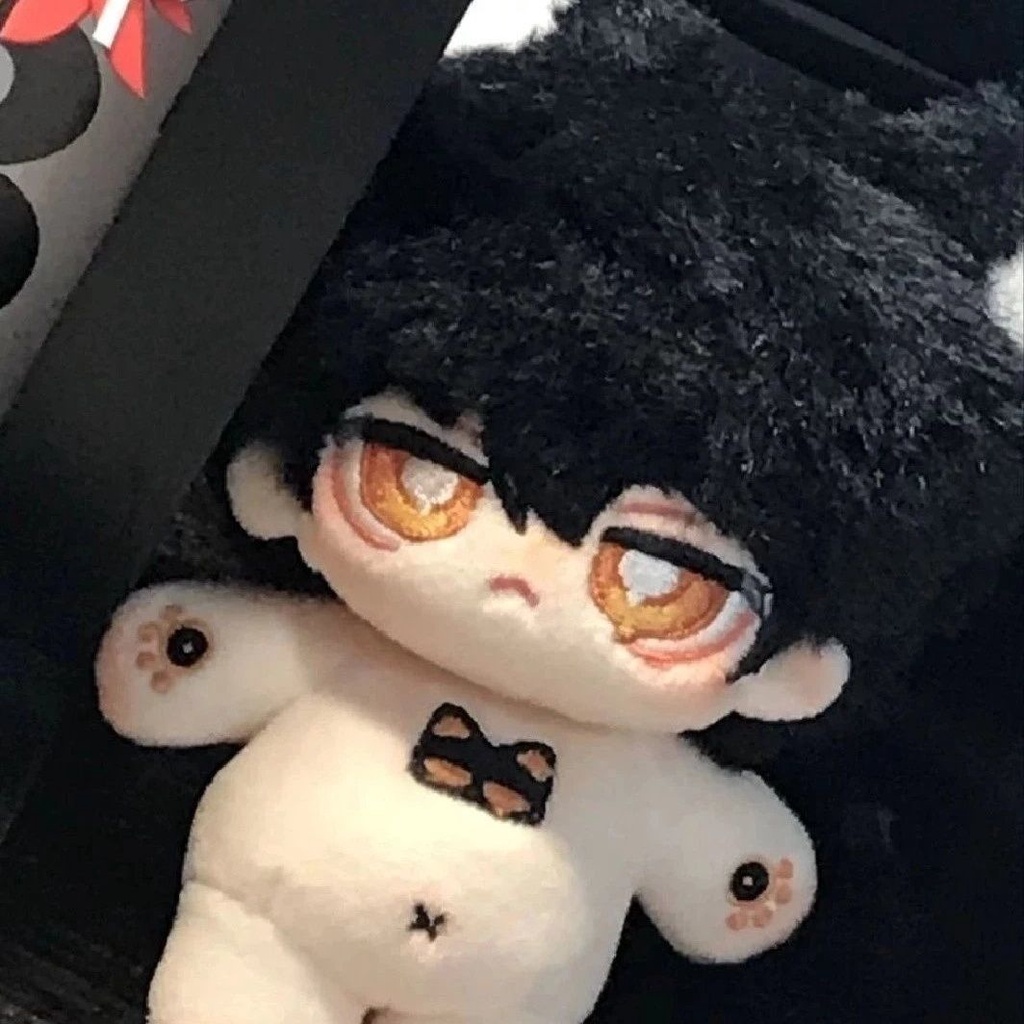 Móc Khóa Hình Búp Bê miu Cotton 10cm 5.5Cm Dễ Thương