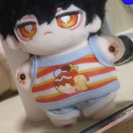 Móc Khóa Hình Búp Bê miu Cotton 10cm 5.5Cm Dễ Thương