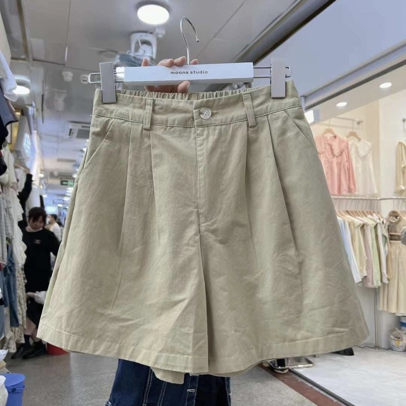 Quần short thô cài cúc có chun sau form siêu cưng full 9 màu qc