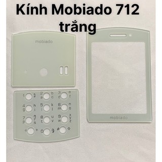 Kính Mobiado 712 Trắng [ Chất liệu kính trán Saphire ]( mặt kính , kính phím , kính camera )