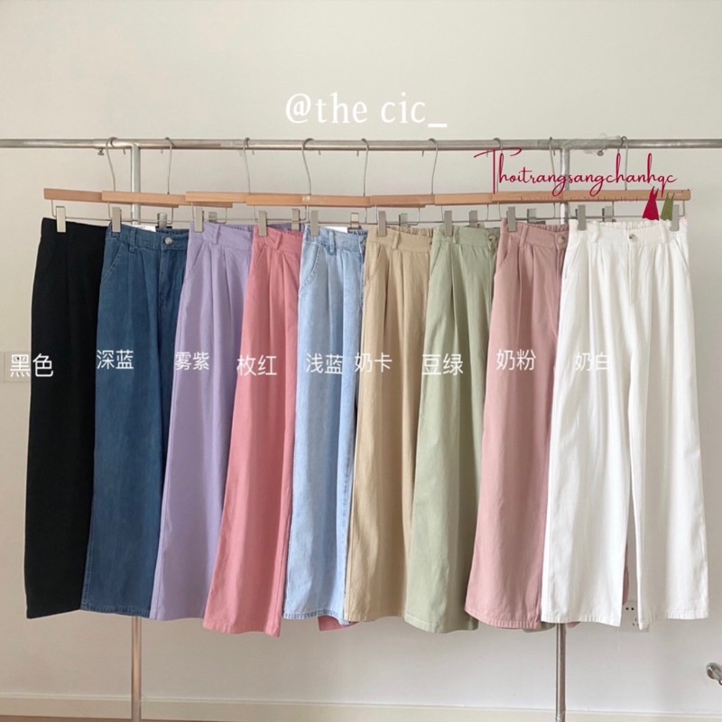 Quần thô Cici chất nhẹ mát đủ màu