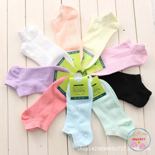 Tất giới tính đen phối trắng Cổ Thấp Xốp Trơn Và Style Hàn Quốc, Vớ Cổ Ngắn trắng và đen Nam Nữ
