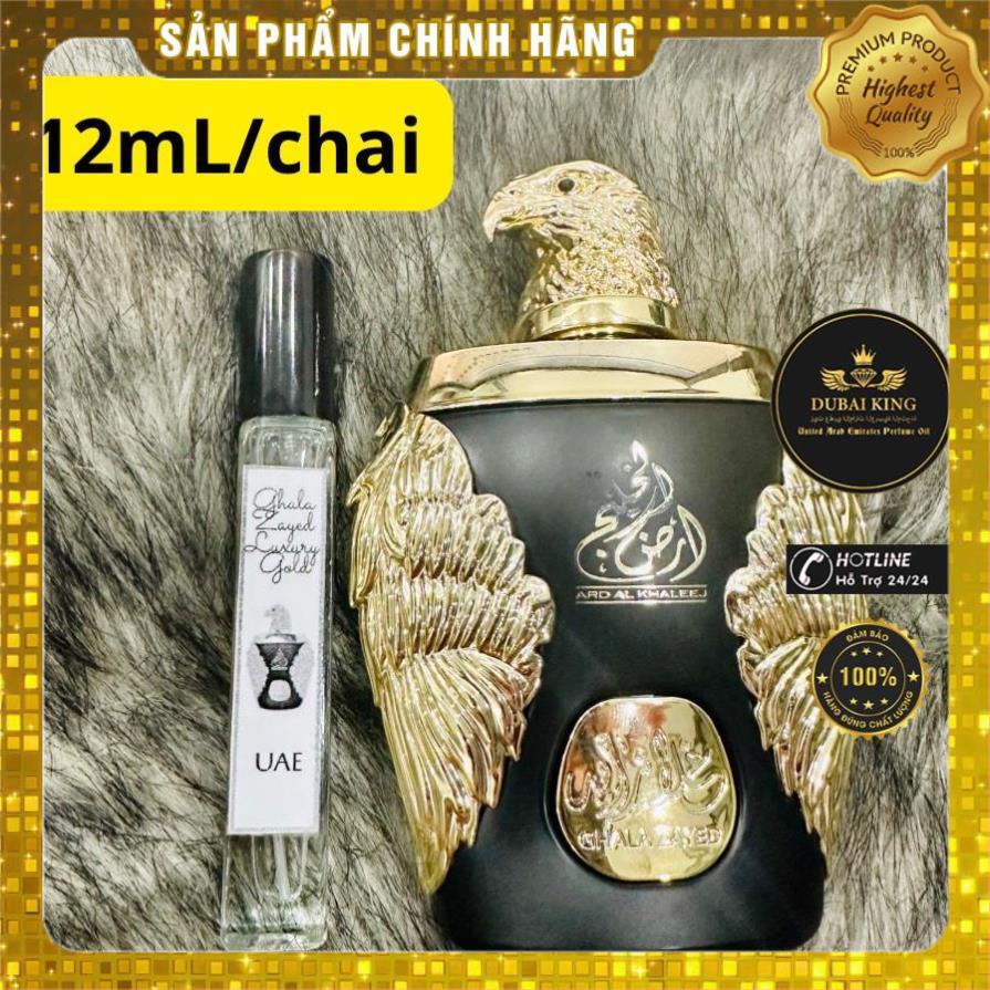 Nước Hoa Nam Ghala Zayed Luxury Gold Mini 6ml - 12mL Chính Hãng - Dầu Thơm Đại Bàng Gold siêu hot hit
