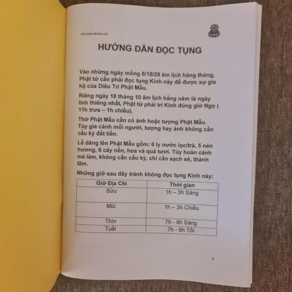 Số tay Kinh sám địa mẫu - Hoá Sánh Muôn Loai