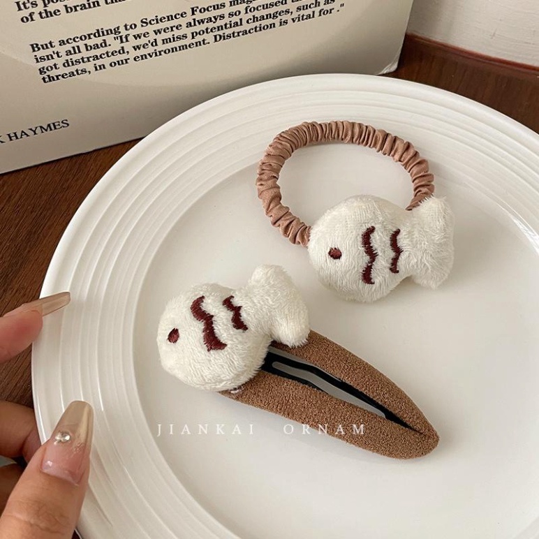 Dây cột tóc, kẹp tóc mái hình cá con đáng yêu PK1623