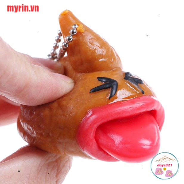 Móc Khóa Cục Shit đồ giải trí tượng trưng xúc cảm Nhỏ hài hước hình cục cứt